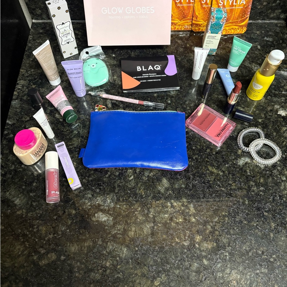NWOT Mystery Makeup Bag with Assorted Cosmetics
